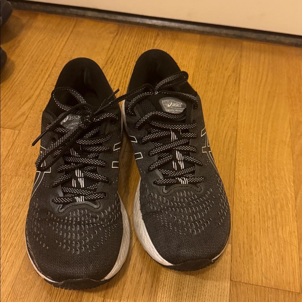 ASICS Black and White Athletic Sneakers
